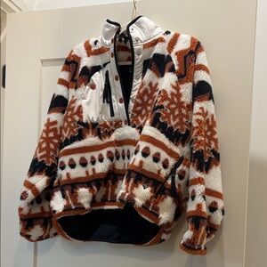 Free People Fleece Jacket - Never Worn